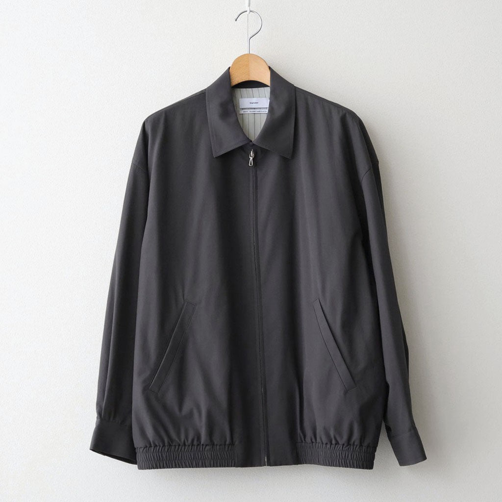 Brushed Cotton Gabardine Swing Top Jacket #CHARCOAL [GM261-30394]