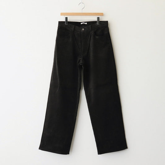 FINX CORDUROY PANTS #DARK BROWN [A24AP01FC]