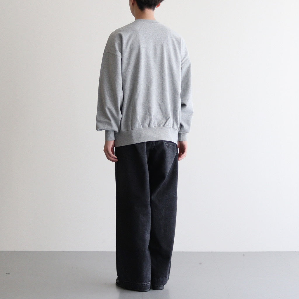 LIGHT OZ CREW NECK SWEAT - COLLEGE #H.GRAY [FSC253-70017]