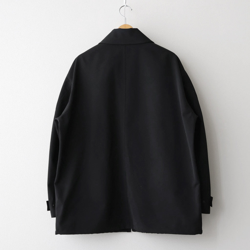 WOOL MAX CANVAS BLOUSON #BLACK [A26SB02WC]