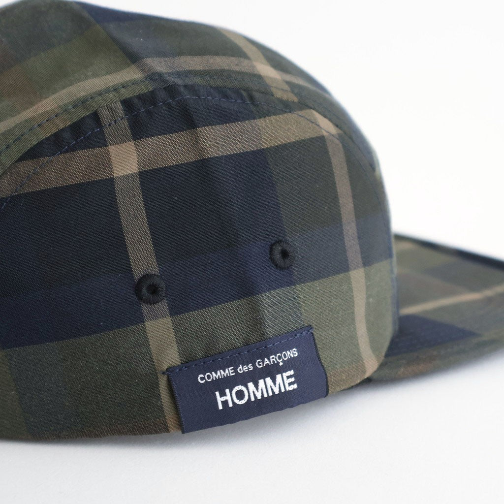 BRIEFING 綿エステルチェック キャップ #KHAKI [HQ-K602-051