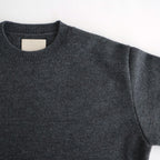 Suede Leather Elbow Patch Sweater #TOP GRAY [YK25FW01108S]