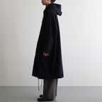 メルトンダッフルロングCT #NAVY [D224-C545]