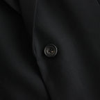 OVERSIZED SINGLE BREASTED JACKET #BLACK [ST.1088]