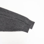 FINE WOOL ARGYLE KNIT CREW NECK LS #DARK GREY MULTI [ST.1649]