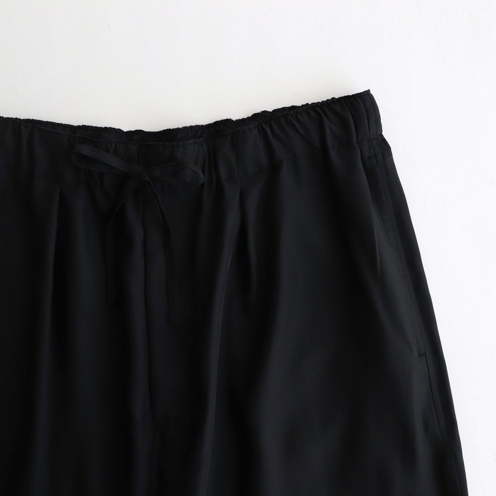 CUPRO EASY PANTS #BLACK [YK25SS0942P]