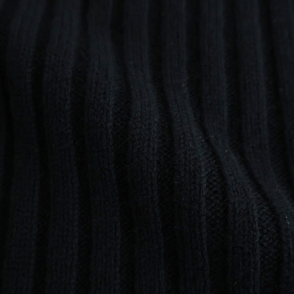 Wide Rib Highneck Sweater #BLACK [YK25FW01100S]