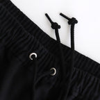 綿麻ヘリンボーン ベイカーパンツ #BLACK [HO-P019-051]