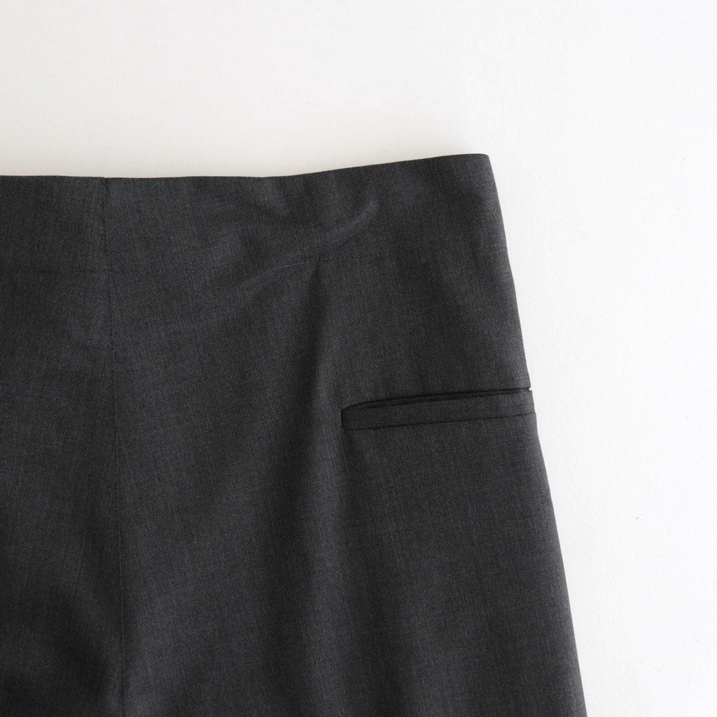 よそいきフォールドワイドPT #CHARCOAL GRAY [D126-P157]