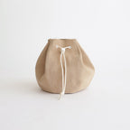 kinchaku #beige [nc-rc-kin]