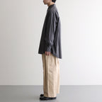 Broad L/S Oversized Regular Collar Shirt #C.GRAY [GM251-50001B]