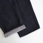 綿反応デニムストレートパンツ #INDIGO [HP-P026-051]