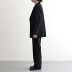 LIGHT WOOL MAX GABARDINE SLACKS #TOP BLACK [A26AP02MG]