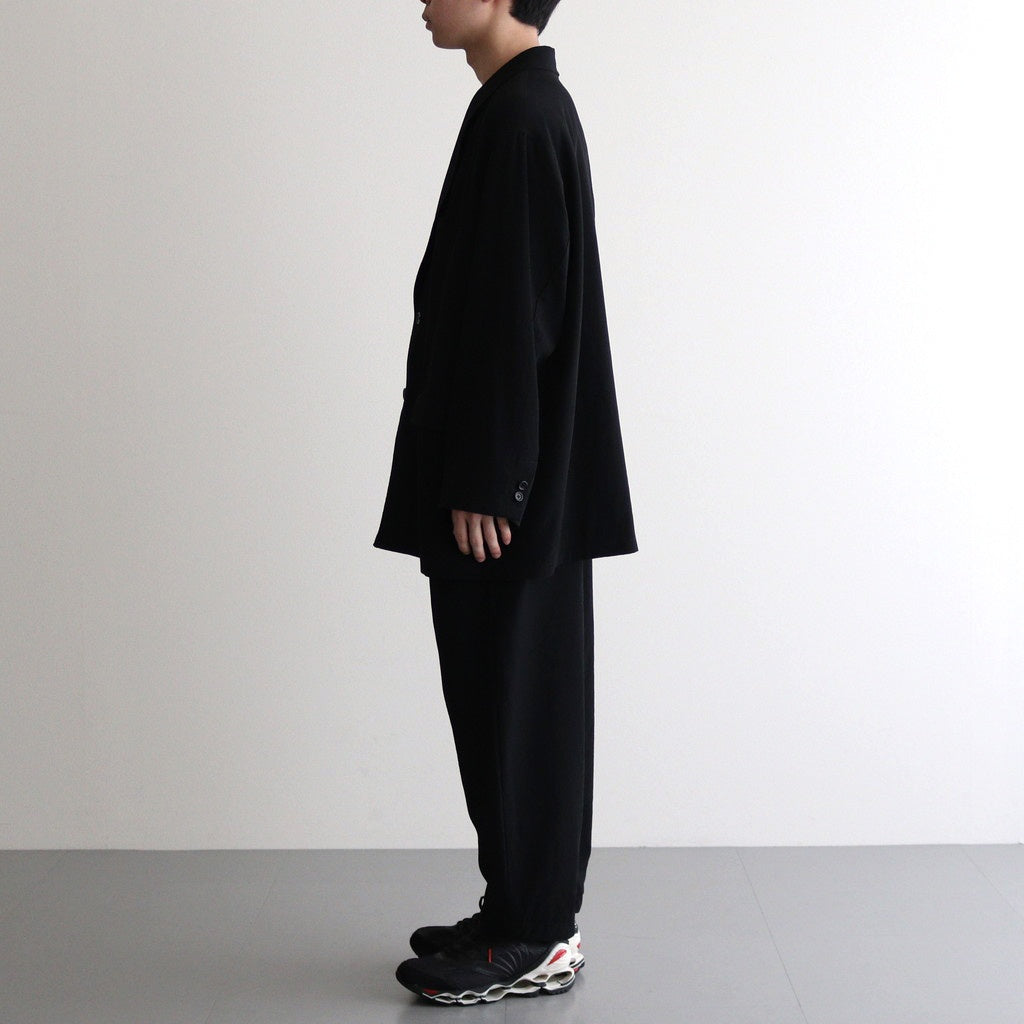 Boiled Wool Oversized Jacket #BLACK [GM251-20266]