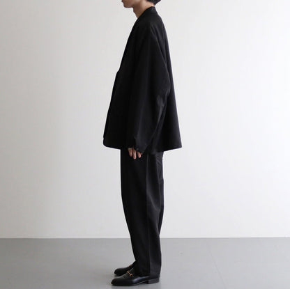 WOOLY TWILL JACKET #BLACK [FSC243-20177]