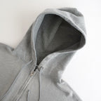 PRODUCT DYED PIMA LIGHT SWEAT ZIP PARKA #TOP GRAY [A25AP01MS]