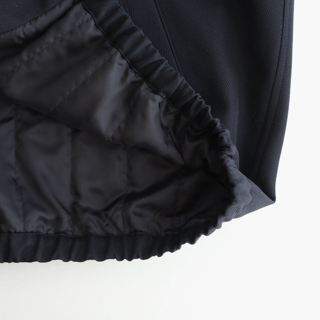 MOUTON COLLAR PADDED JACKET #DARK NAVY [ST.1377]