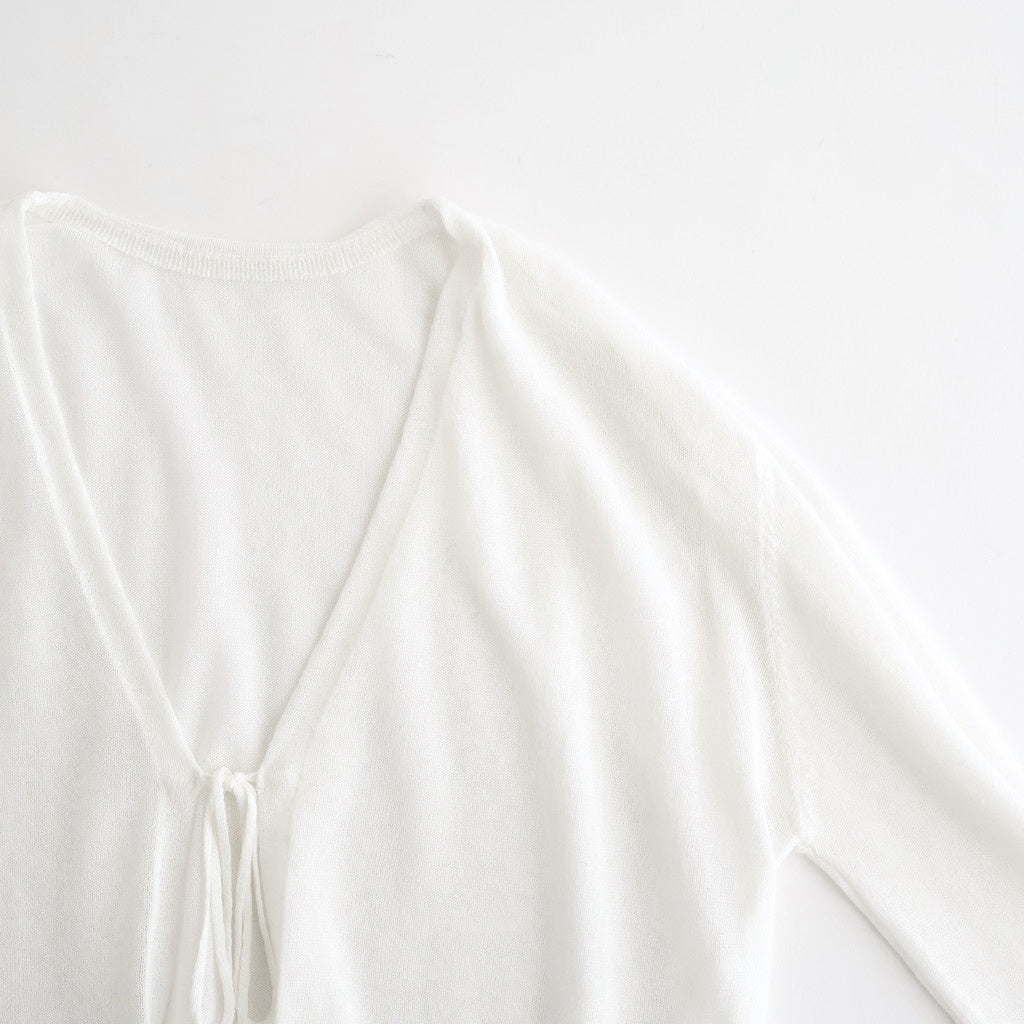 Compact Sheer Knitcardigan #WHT [12610515]