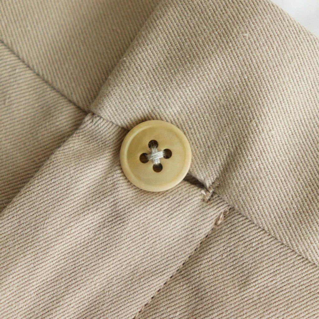 CHINO CLOTH PANTS STANDARD #beige [64655]