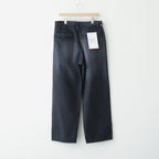 Selvage Denim Two Tuck Pants #BLACK DARK FADE [GU263-40061DB]