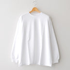 L/S Oversized Tee #WHITE [GU253-70113B]