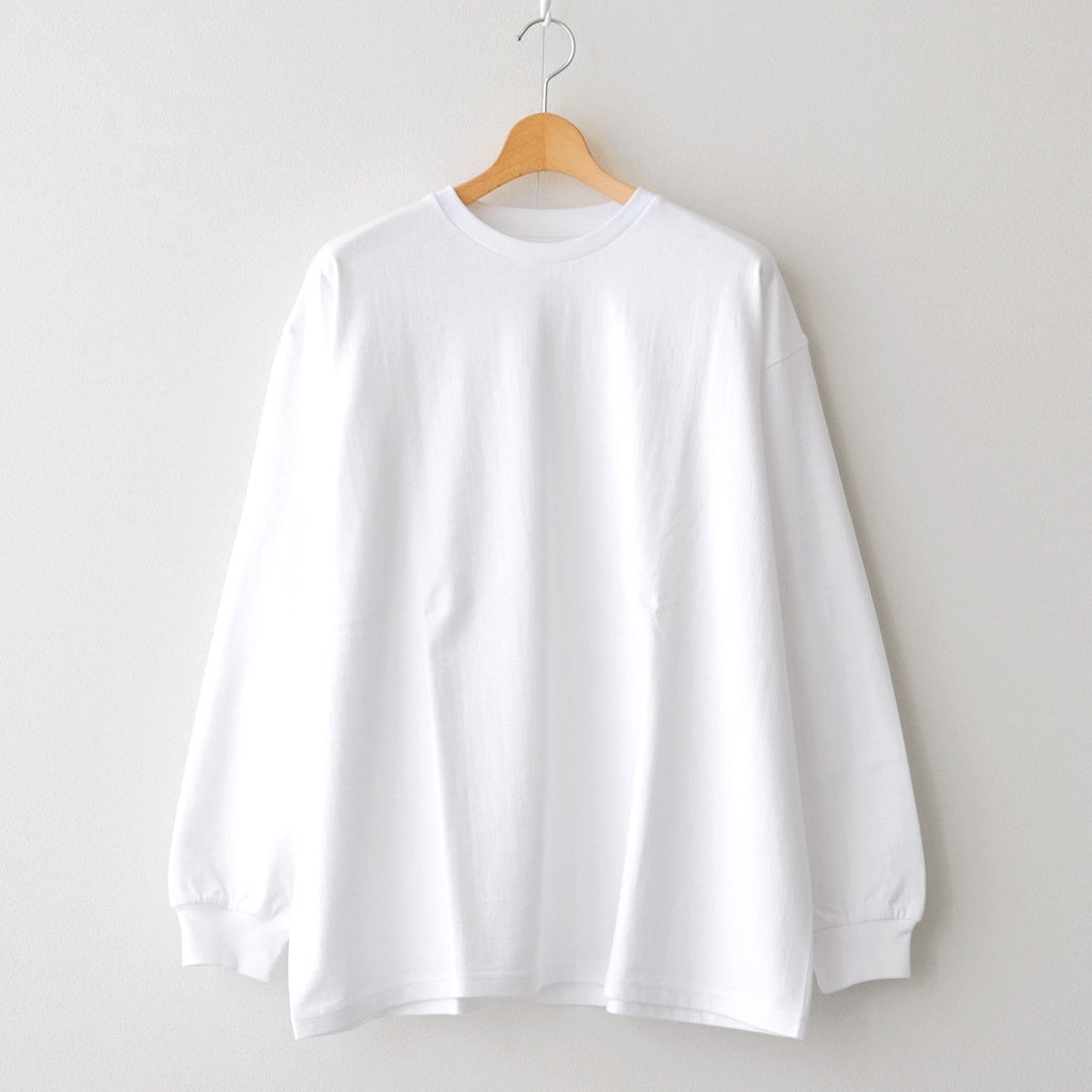 L/S Oversized Tee #WHITE [GU253-70113B]
