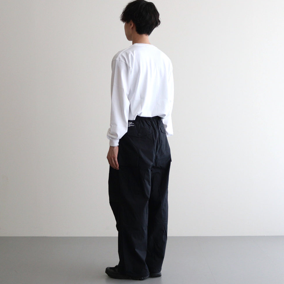 TYPEWRITER REVERSIBLE CARGO PANTS #BLACK [FSC243-40008]