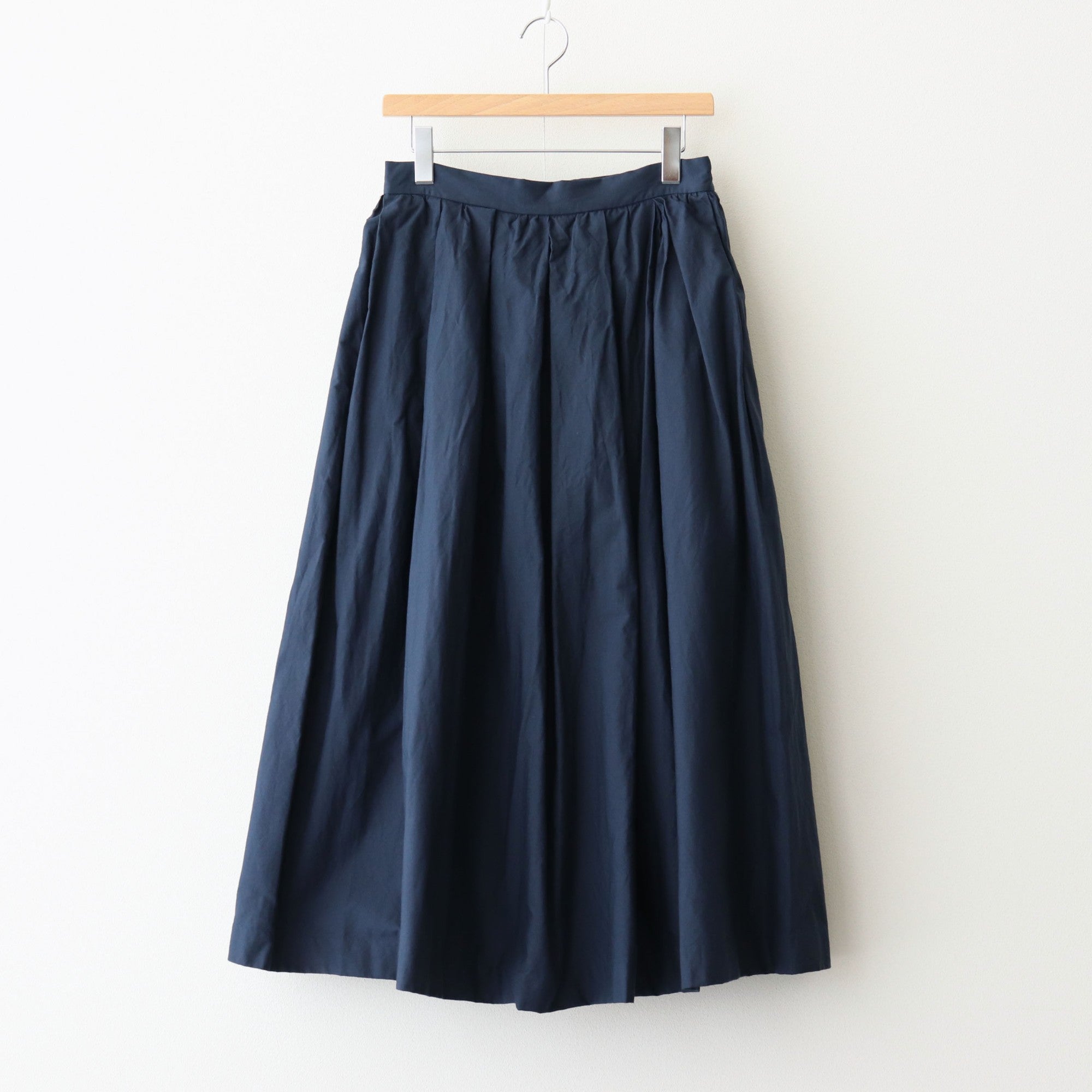 tuck skirt #navy [95635]