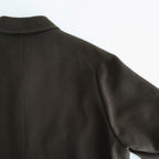 BABY CAMEL FLANNEL COAT #DARK BROWN [A25AC01BF]