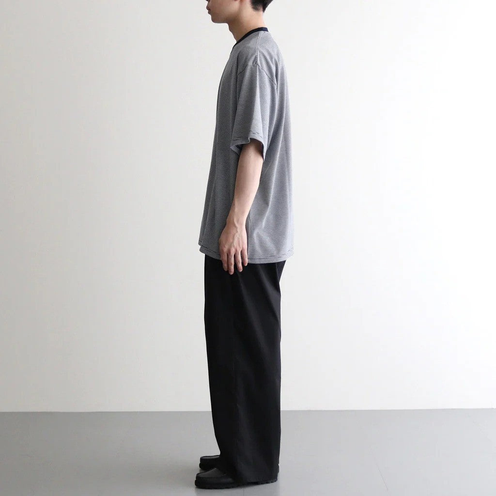 MICRO BORDER S/S TEE #WHITE×NAVY [FSC261-70167]