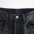 LOOSE DENIM PANTS #BLACK [ST.1566]