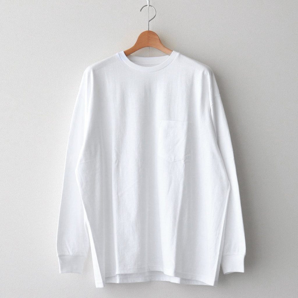 L/S Oversized Tee #WHITE [GU243-70105B]