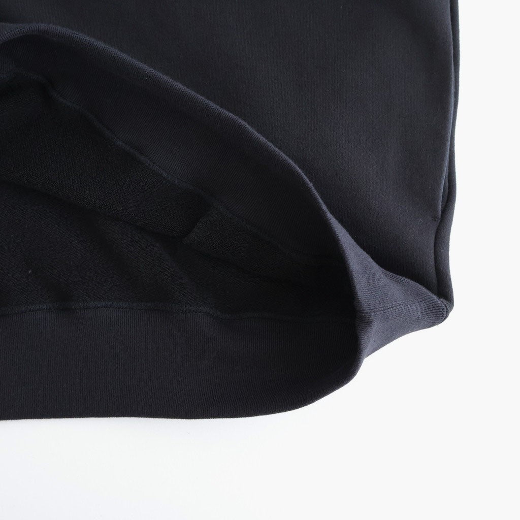 AZUMA Terry Pullover Polo Sweat #BLACK [GU261-70243B]