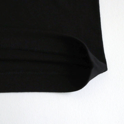 HIGH GAUGE SHEER RIB TURTLE NECK L/S TEE #BLACK [A00T02HF]