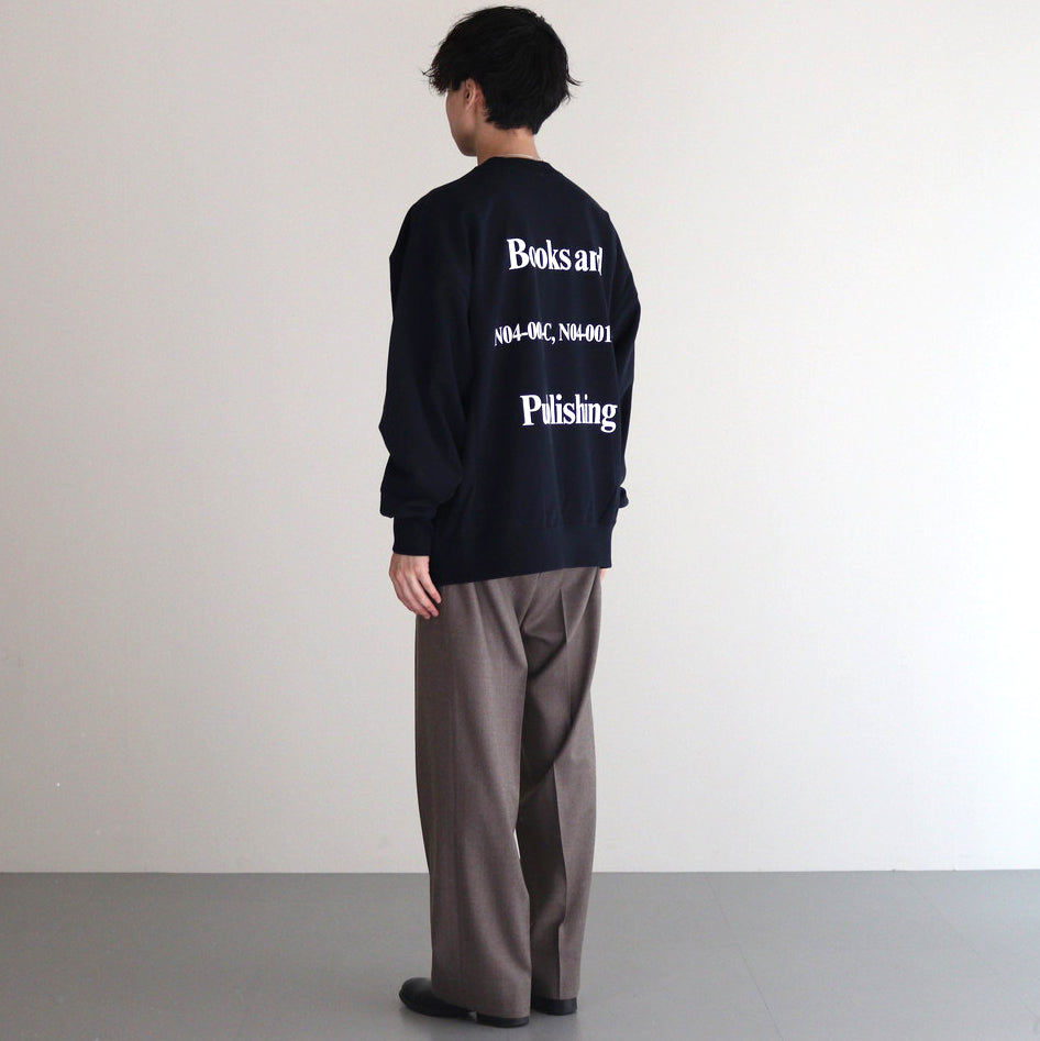 AS×FS LIGHT OZ CREW NECK SWEAT “COLLEGE” #NAVY [FSC243-70197AS]