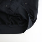 綿ナイロン裏毛 カーディガン #BLACK [HQ-T007-051]