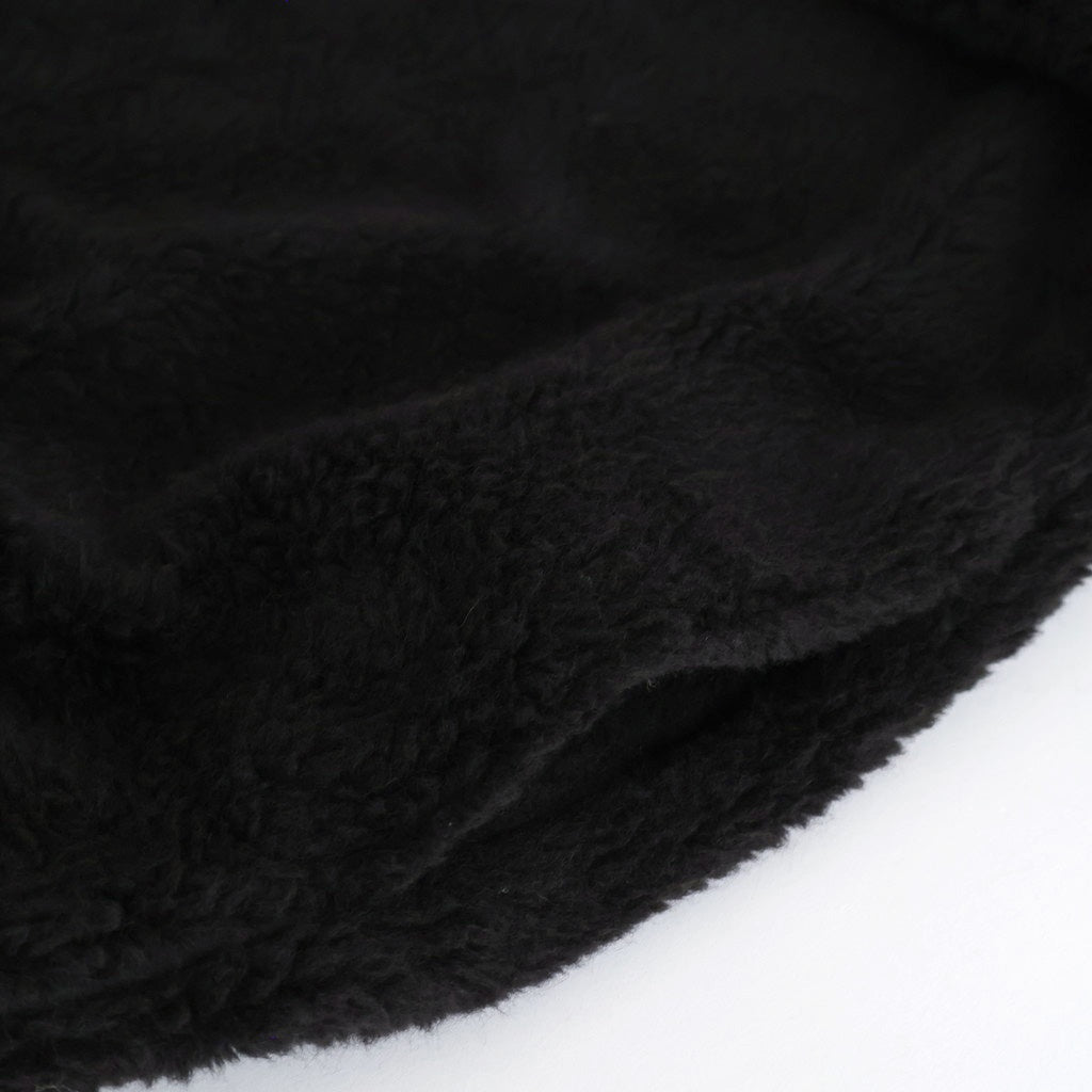 Wool Boa Pullover #BLACK [GU253-30475]