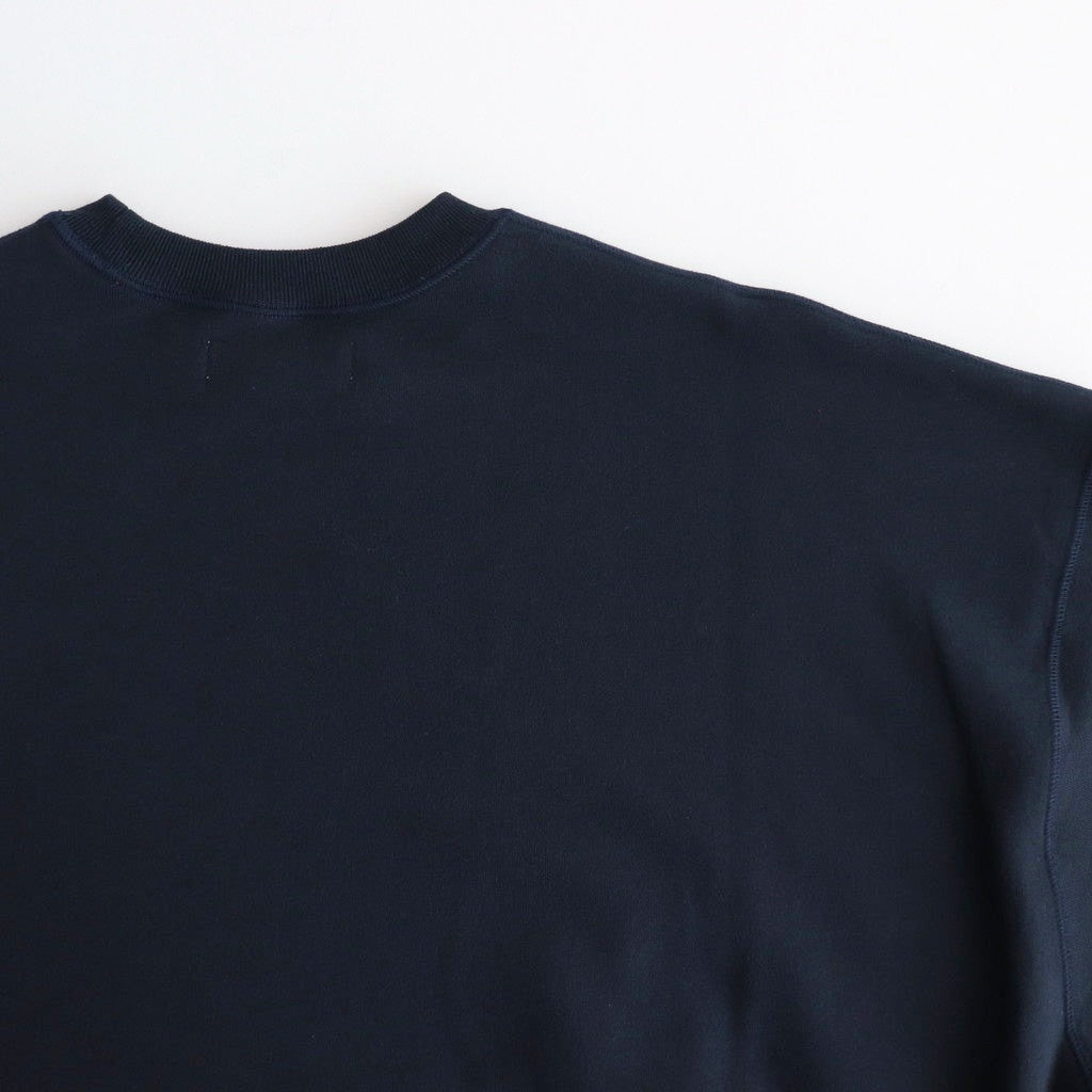 AZUMA Terry Crew Neck Sweat #NAVY [GU253-70240B]
