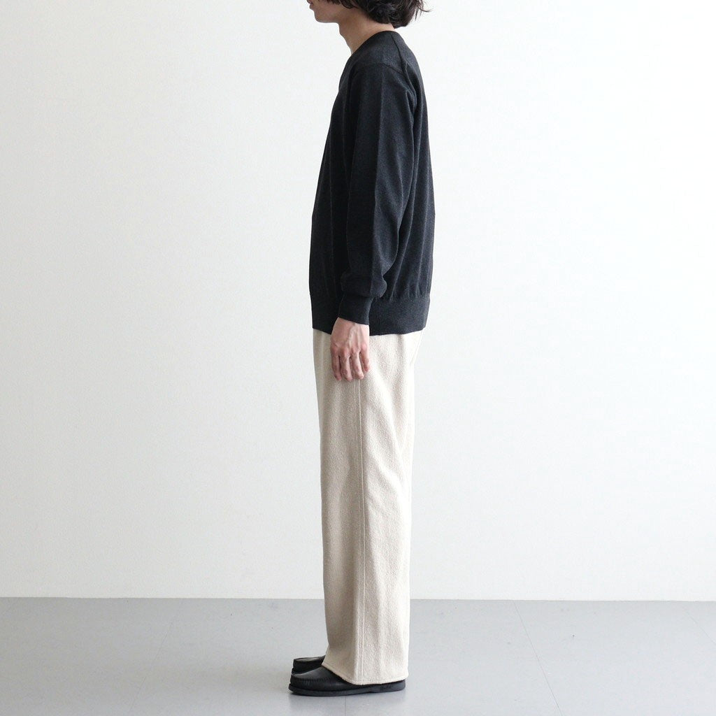 HOMESPUN TWEED PAINTER PANTS #IVORY BEIGE [A26AP03HT]