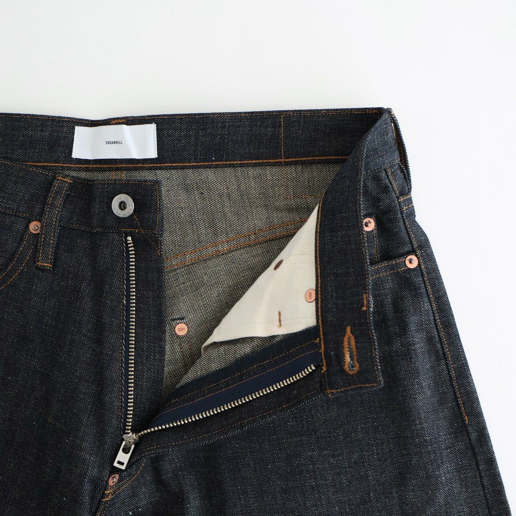 MODERN DENIM PANTS WIDE CUT #RIGID INDIGO [MODERN002]