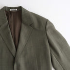 BLUEFACED WOOL JACKET #OLIVE GRAY STRIPE [A26AJ03BS]