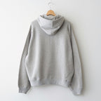 COTTON CASHMERE SWEAT ZIP HOODY #GREY [ST.1469]
