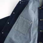 CORPORATE DENIM ENGINEER JACKET #ONE WASH [FSC263-30151OB]