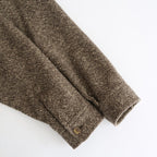 HOMESPUN TWEED SHIRT BLOUSON #BROWN [A25AB02HT]