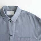 SHEER STRIPE SHIRTS LOOSE FIT #BLUE STRIPE [2541000507]