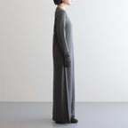 Cotton Cashmere No. Dress #GREY [I25AW-CUT6]