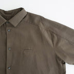 ヨークスリーブシャツ-P #BROWN [D225-T810-P]