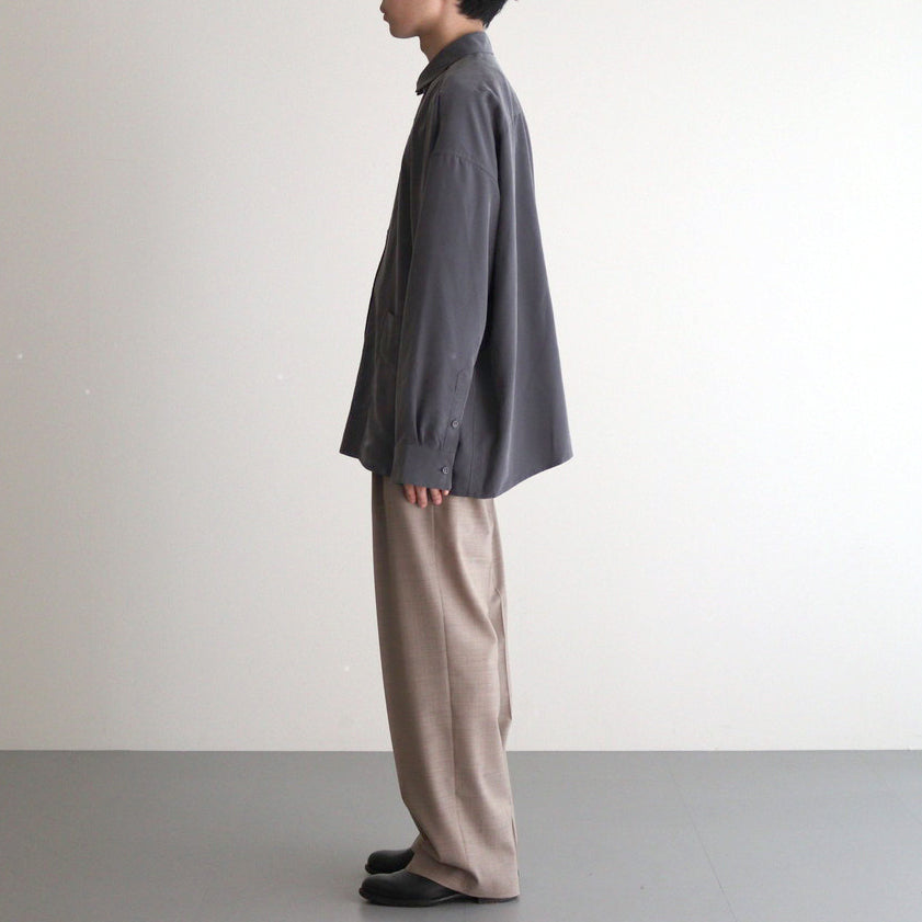 コードポケットロングSLシャツ-P #SUMI [D224-T781-P]