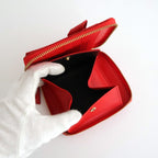 二つ折りZIP財布 - BIG BOW #Red [8Z-O210-051]