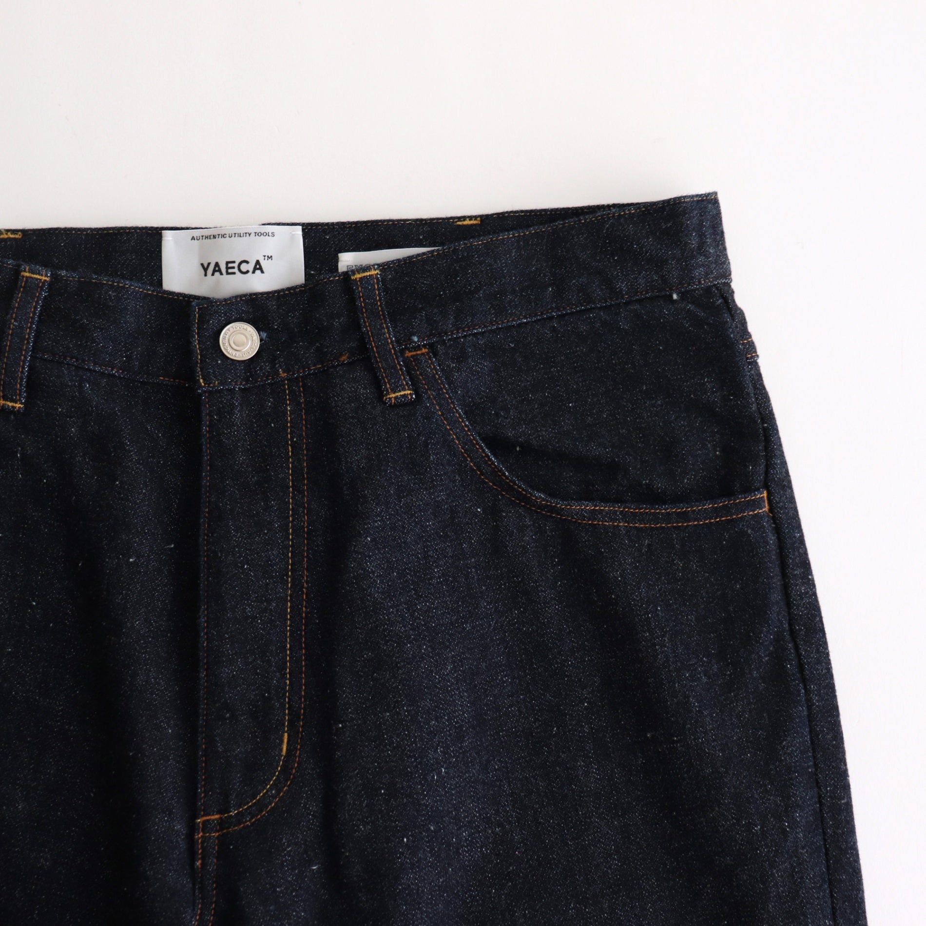 DENIM PANTS FLARE #indigo [23-BR]